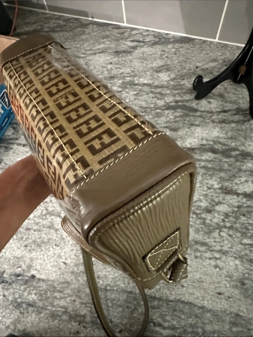 Fendi Zucca FF Monogram small crossbody/ camera bag